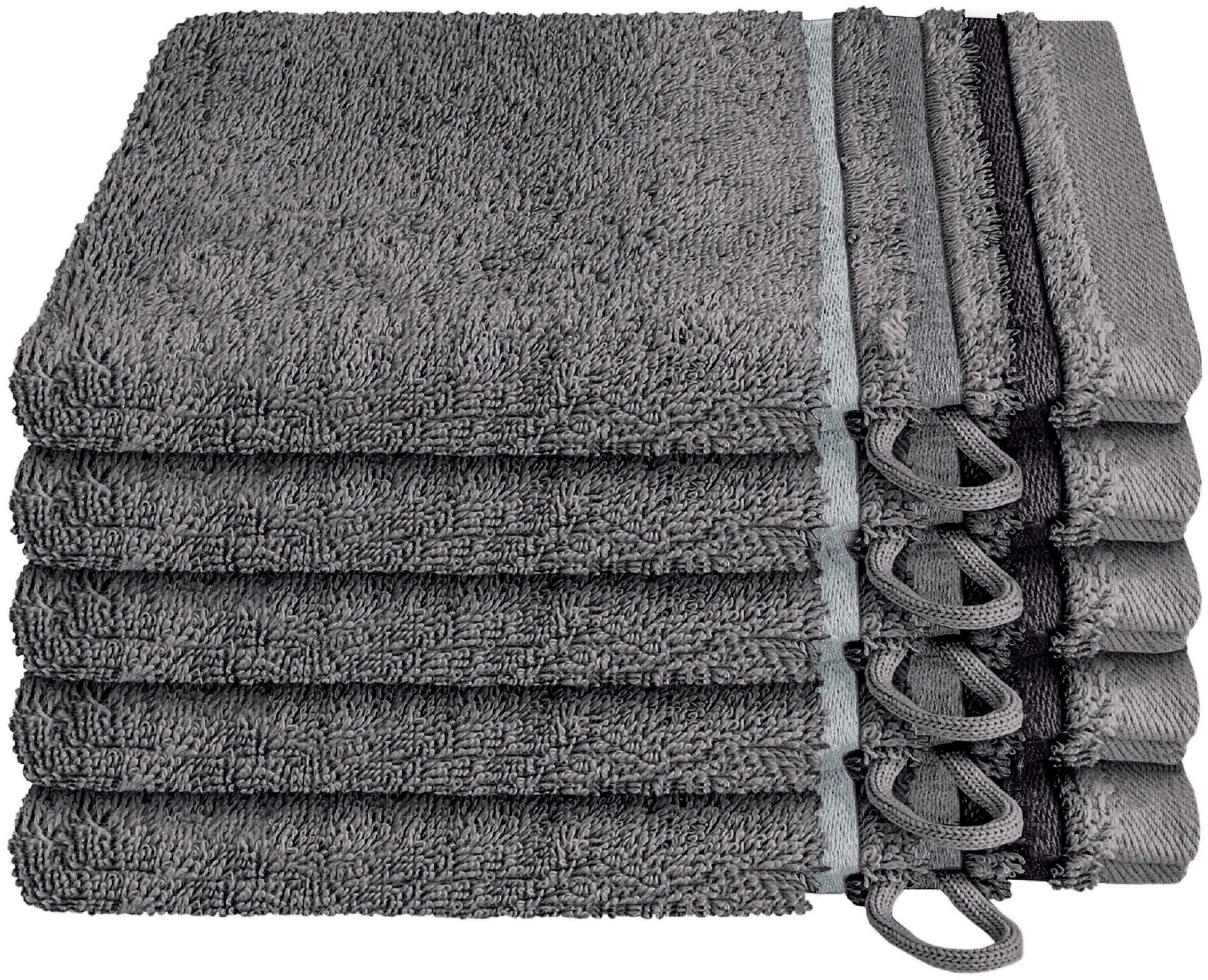 Schiesser Waschhandschuh Skyline Color | Grau