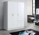 FORTE Kleiderschrank Jupiter | Weiß 3