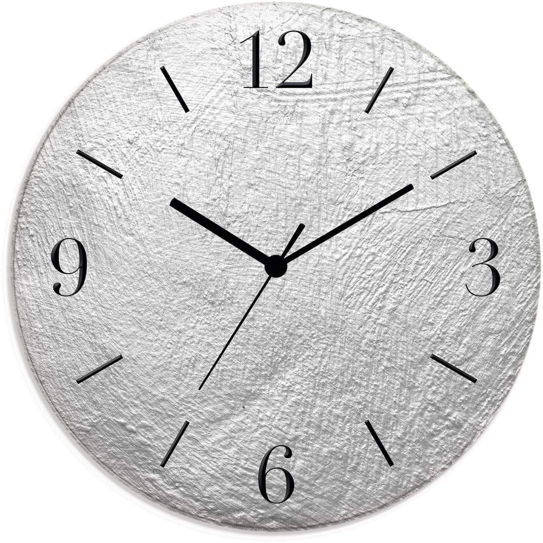 OTTO home Wanduhr Metalis | Silber