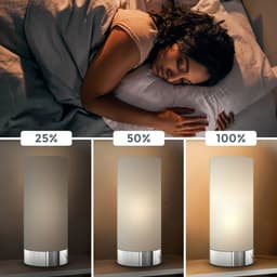 B.K.Licht Tischleuchte BK_TL1438 | Braun