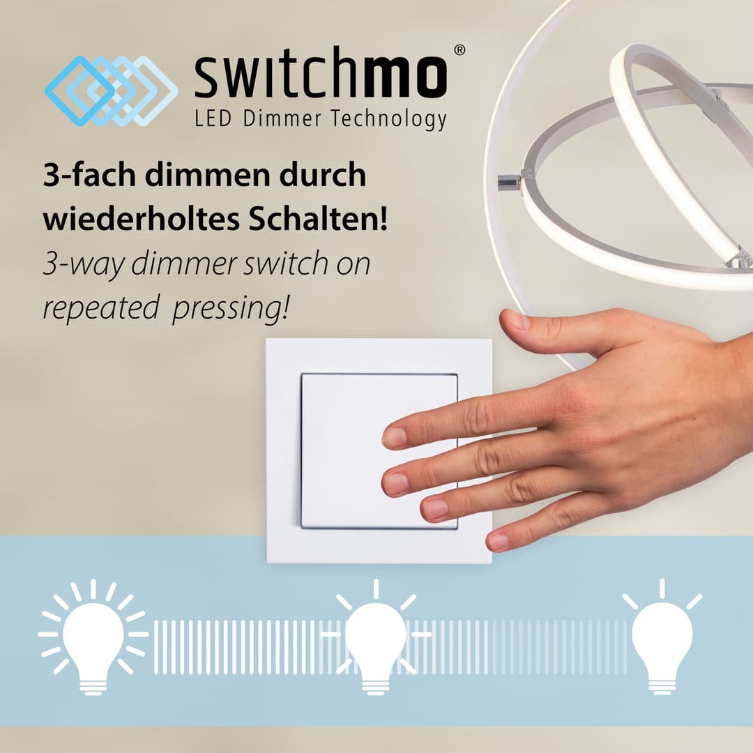 JUST LIGHT Pendelleuchte MARIA | Silber