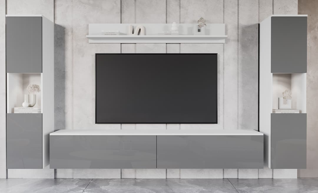 OTTO home Wohnwand PARIS | Mehrfarbig