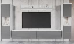 OTTO home Wohnwand PARIS | Mehrfarbig