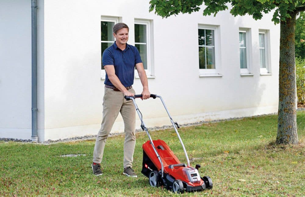 Einhell Akkurasenmäher GE-CM 18/33 Li SET | Mehrfarbig