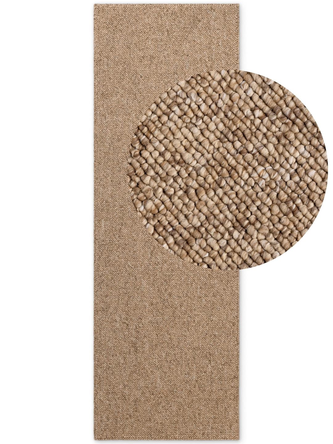 ELLE DECORATION Teppich Rocco | Braun