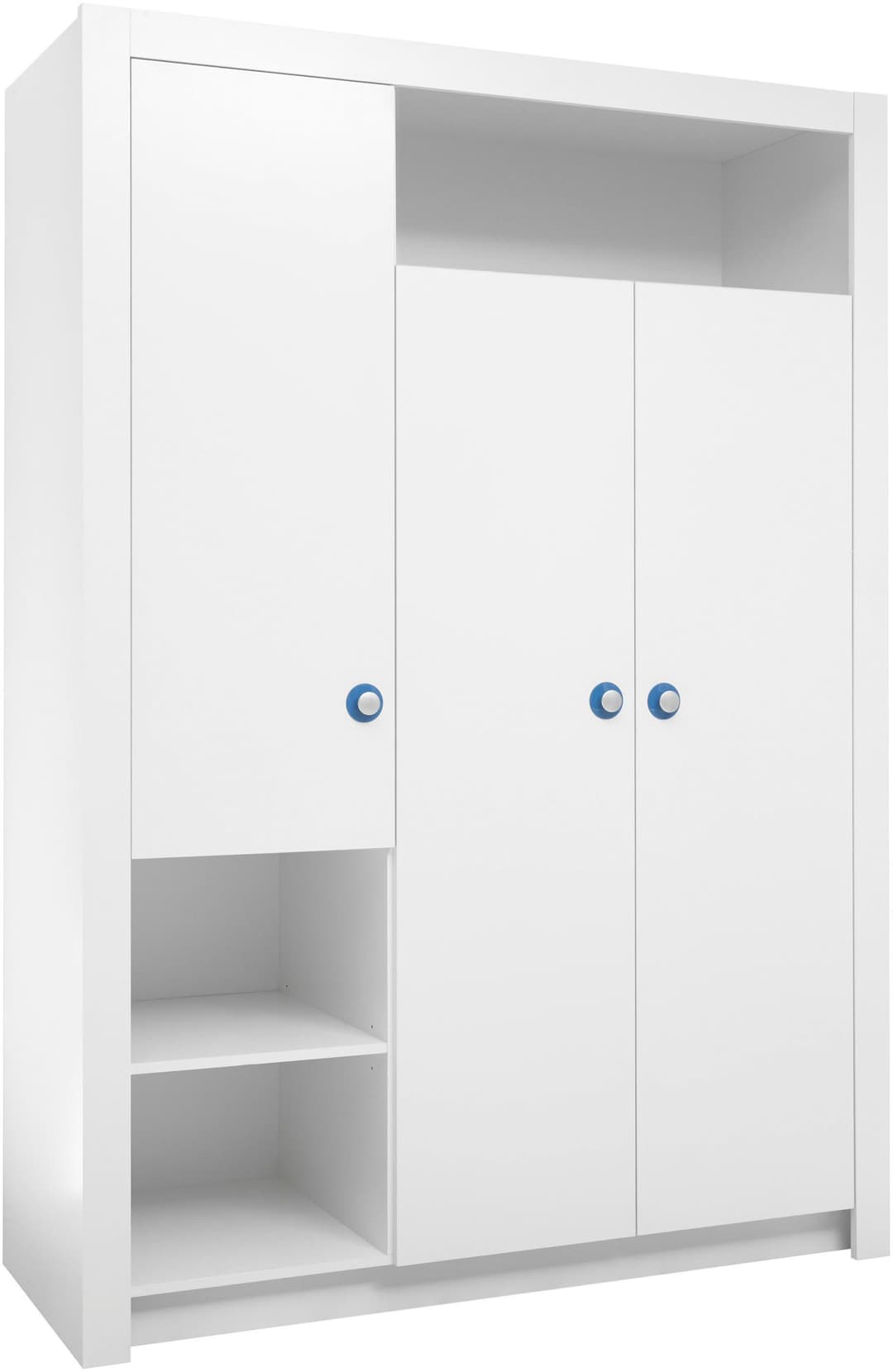 Begabino Drehtürenschrank Paula Kinderzimmerschrank Kleiderschrank