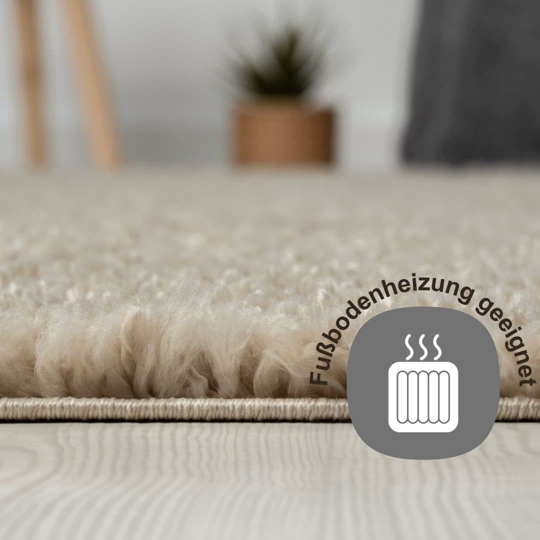 Myflair Möbel & Accessoires My Shaggy Läufer | Beige