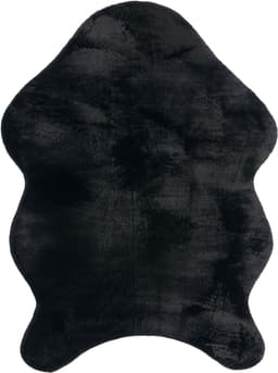 Paco Home Fellteppich Pelt 640 | Schwarz