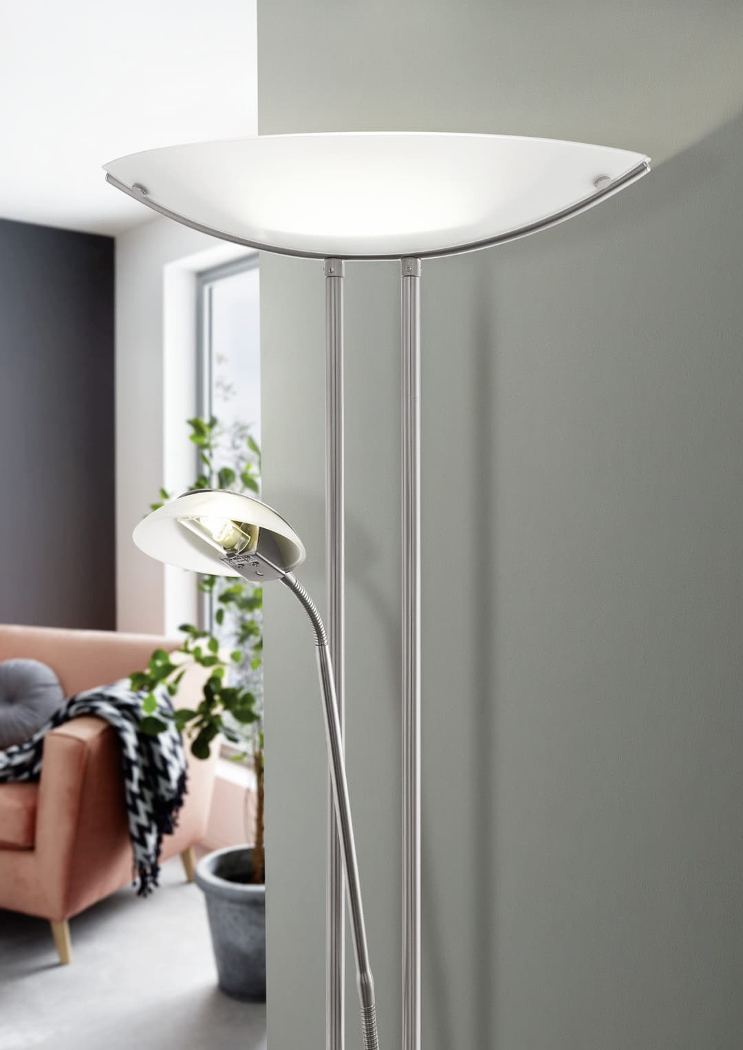 EGLO BAYA Stehlampe | Silber