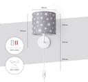 Paco Home Wandleuchte Capri 315 | Weiß 5