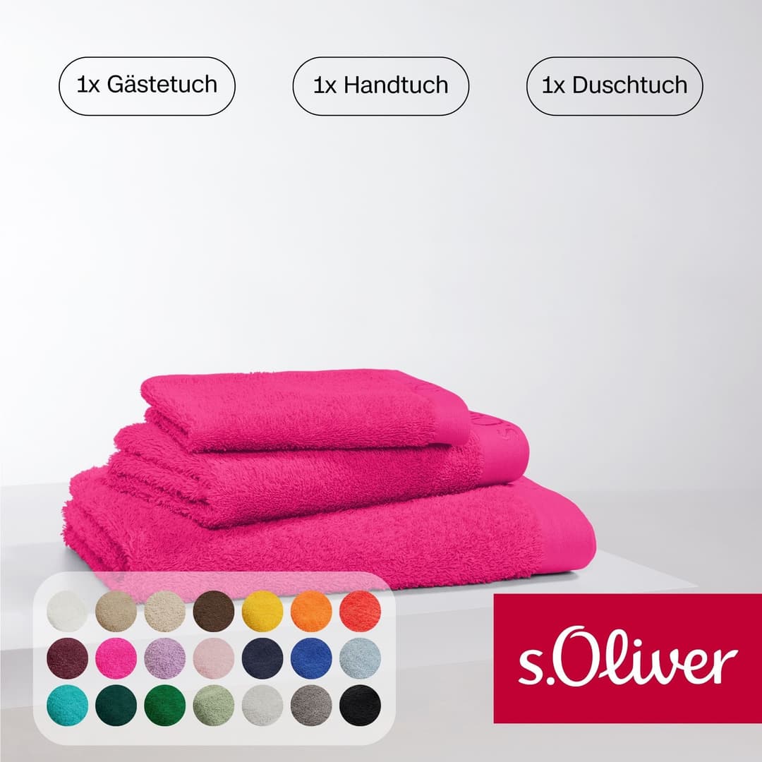 s.Oliver Handtuch Set | Pink