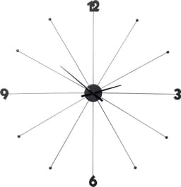 Kare Design Wanduhr Like Umbrella Black | Schwarz