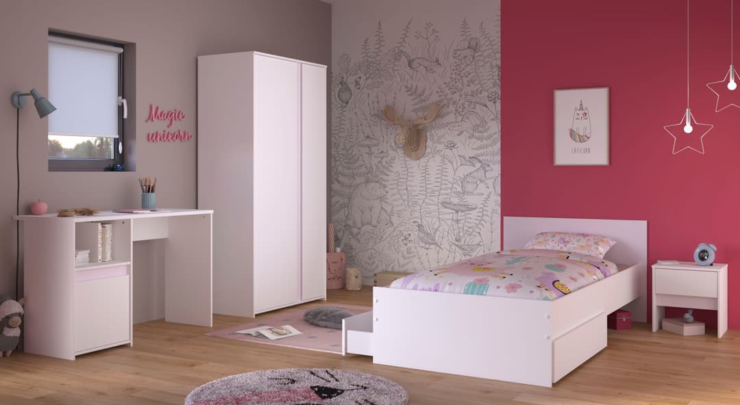 Parisot Jugendzimmer-Set Pirouette | Weiß