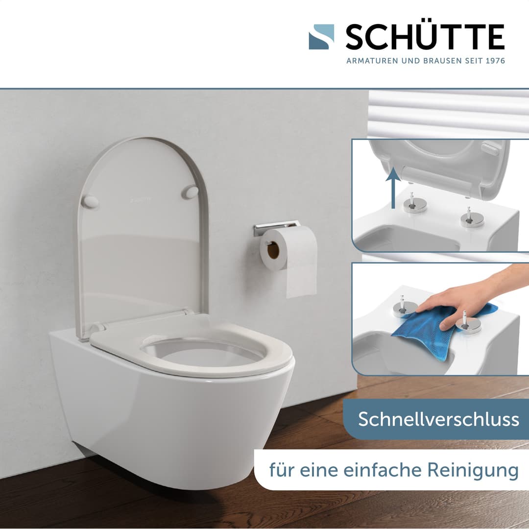 Schütte WC-Sitz WHITE | Weiß