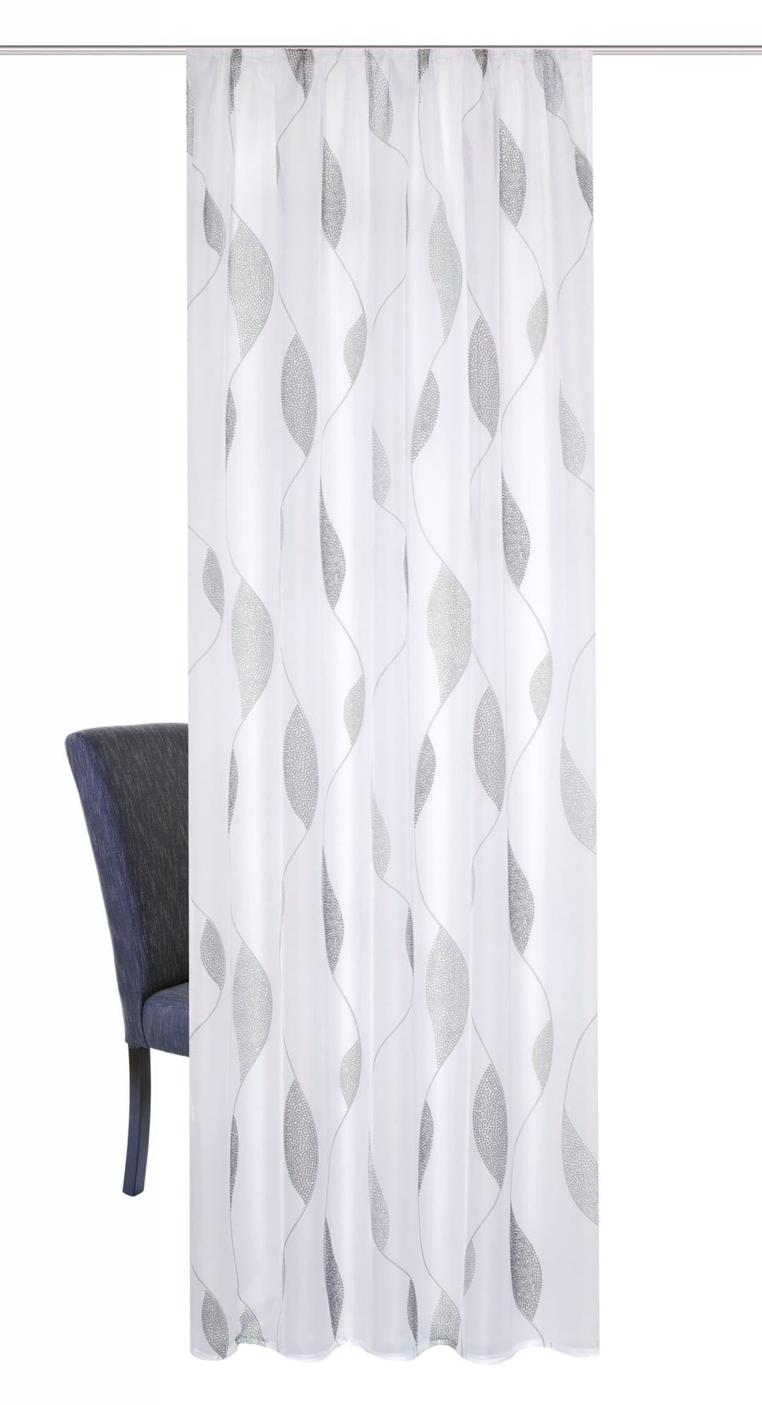 HOME WOHNIDEEN Gardine PAOLO | Grau