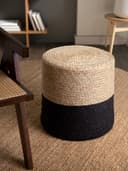 HANSE Home Pouf Looma | Braun