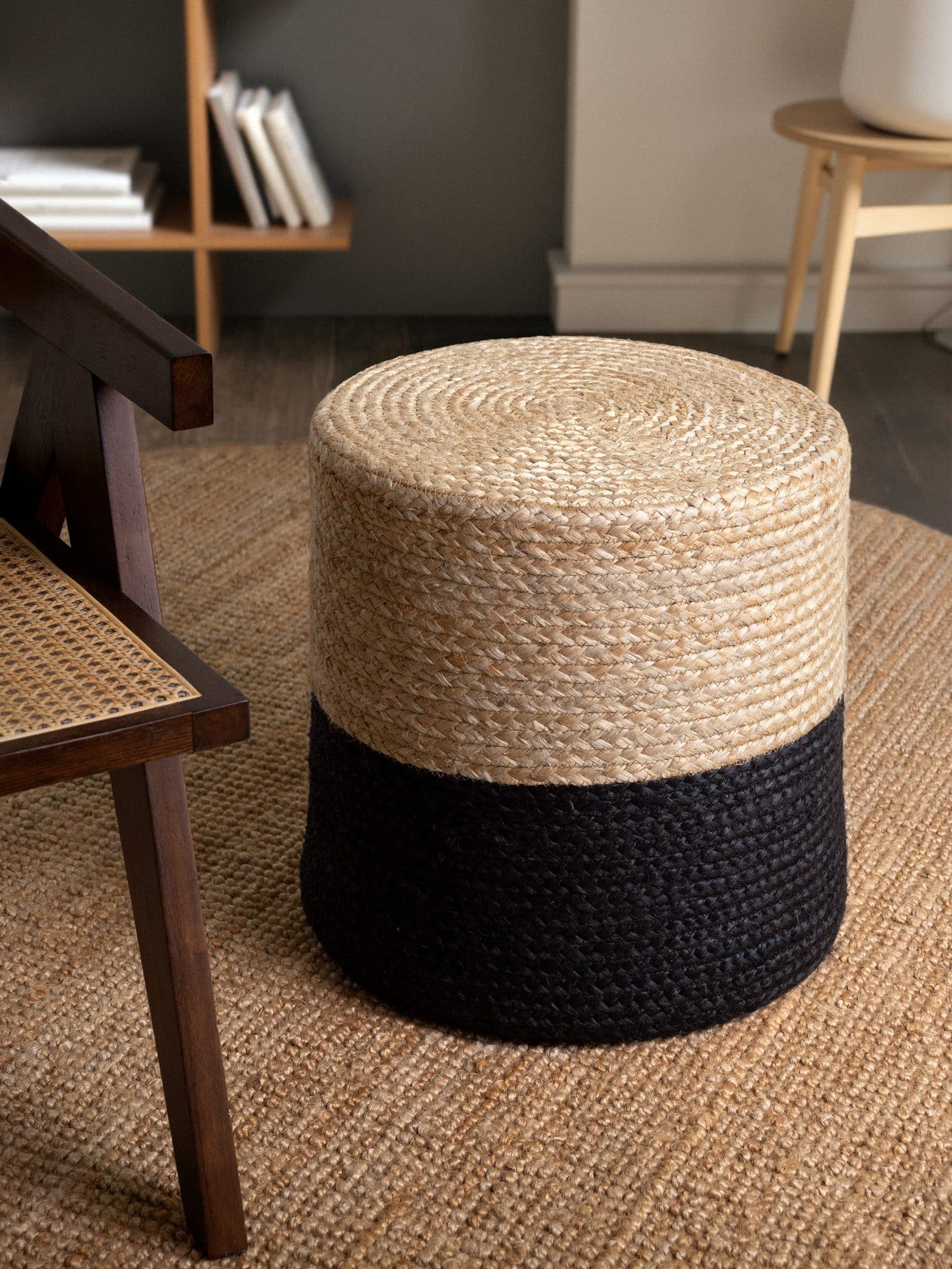 HANSE Home Pouf Looma | Braun