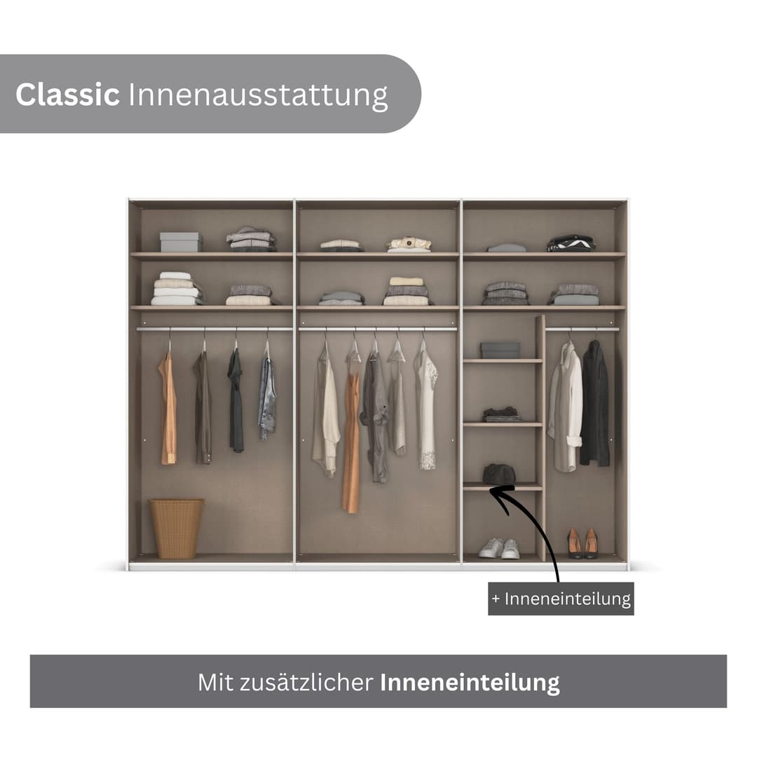rauch MONTCLAR Kleiderschrank | Weiß