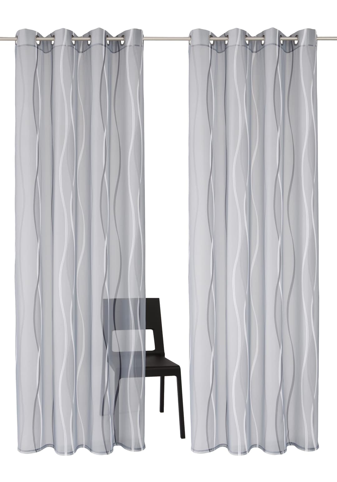 OTTO home Gardine Dimona | Grau