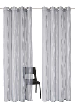 OTTO home Gardine Dimona | Grau