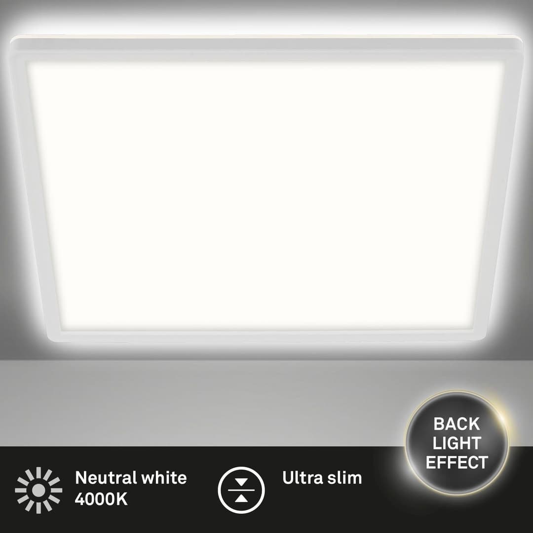 Briloner Leuchten LED Panel 7158416 SLIM | Weiß