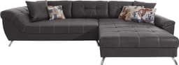 Jockenhöfer Gruppe Ecksofa San Francisco L-Form | Braun