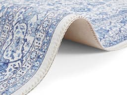 ELLE DECORATION Teppich Keshan Maschad | Blau