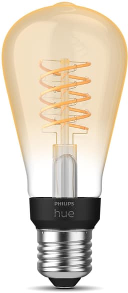 Philips Hue LED-Filament White Edison ST64 | Holztöne