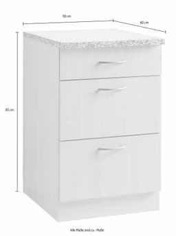 wiho Küchen Unterschrank Kiel | Holztöne