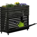 Dobar Hochbeet "Rolla" Gr. XL | Schwarz 2