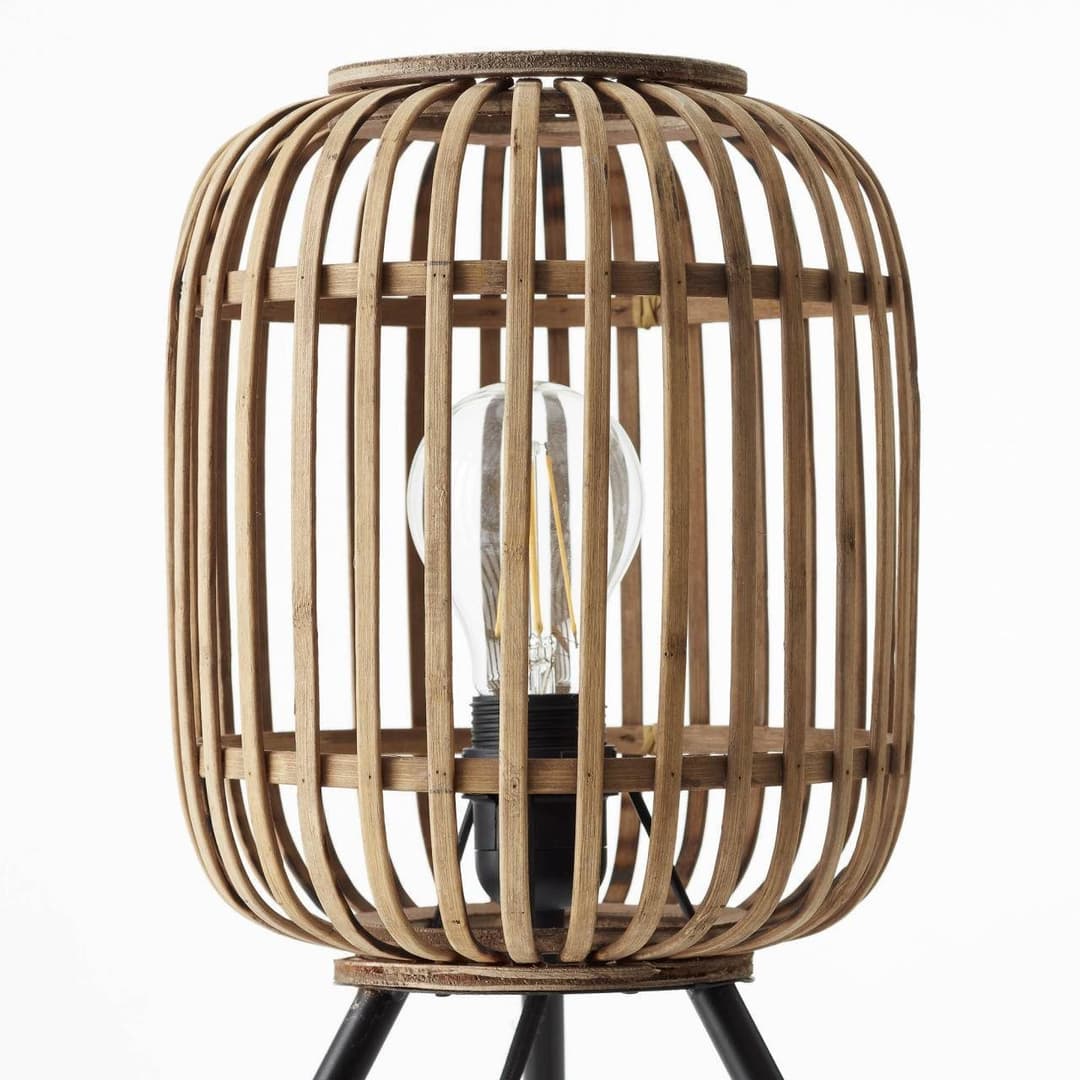 Brilliant Tischleuchte Woodrow | Braun