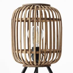 Brilliant Tischleuchte Woodrow | Braun