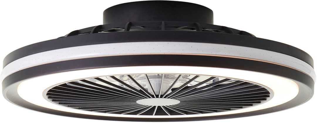Brilliant LED Deckenleuchte Palmero | Schwarz