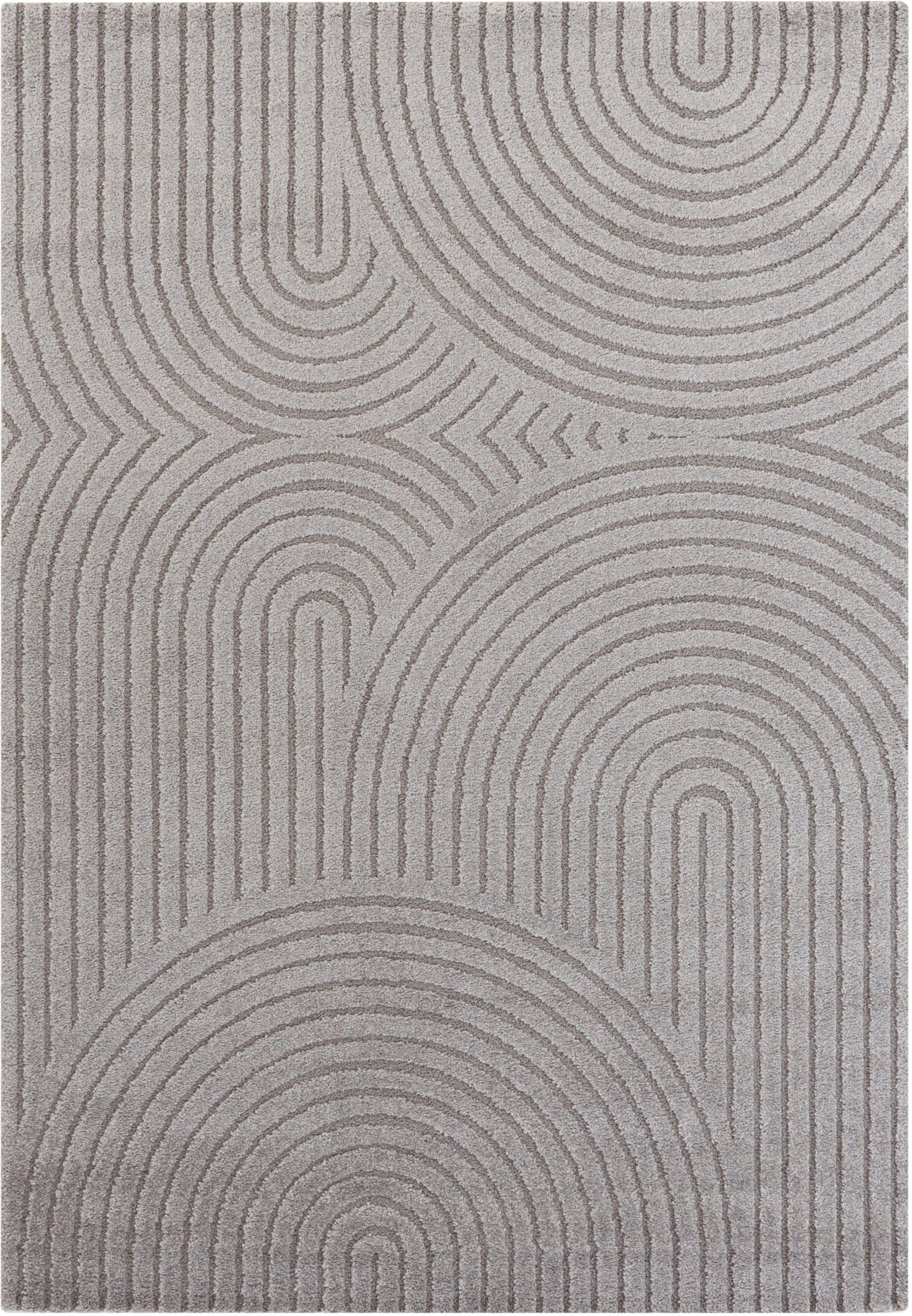 ELLE DECORATION Panglao Designteppich | Grau