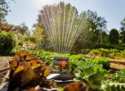 GARDENA Viereckregner AquaZoom compact | Schwarz