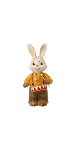 Goebel Osterhase herziger Trommler | Mehrfarbig