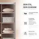 rauch Kleiderschrank HILDESHEIM | Grau 5