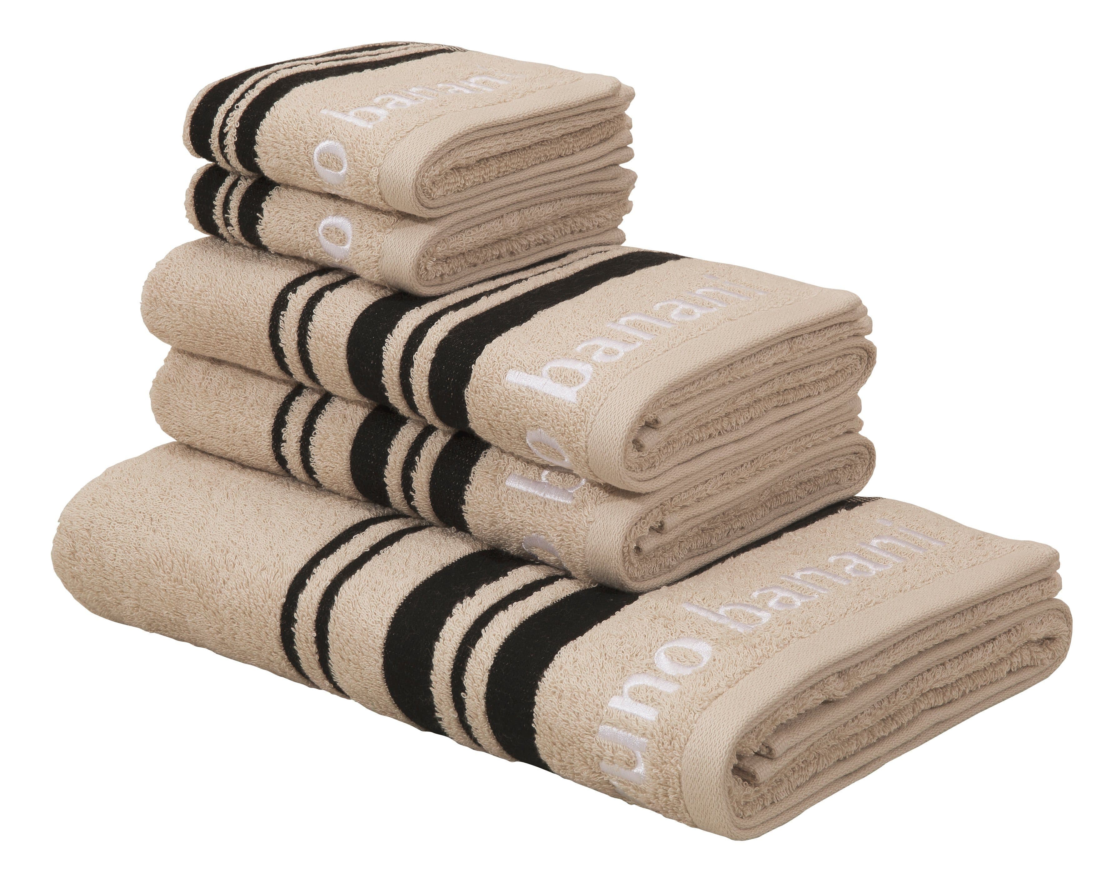 Bruno Banani Handtuch Set Daniel | Beige