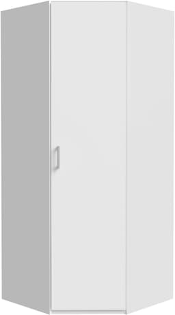 FORTE Eckkleiderschrank | Weiß