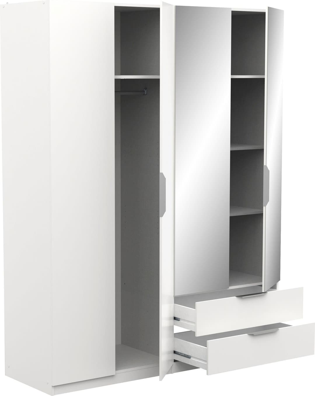 Demeyere GROUP Kleiderschrank Ghost | Holztöne