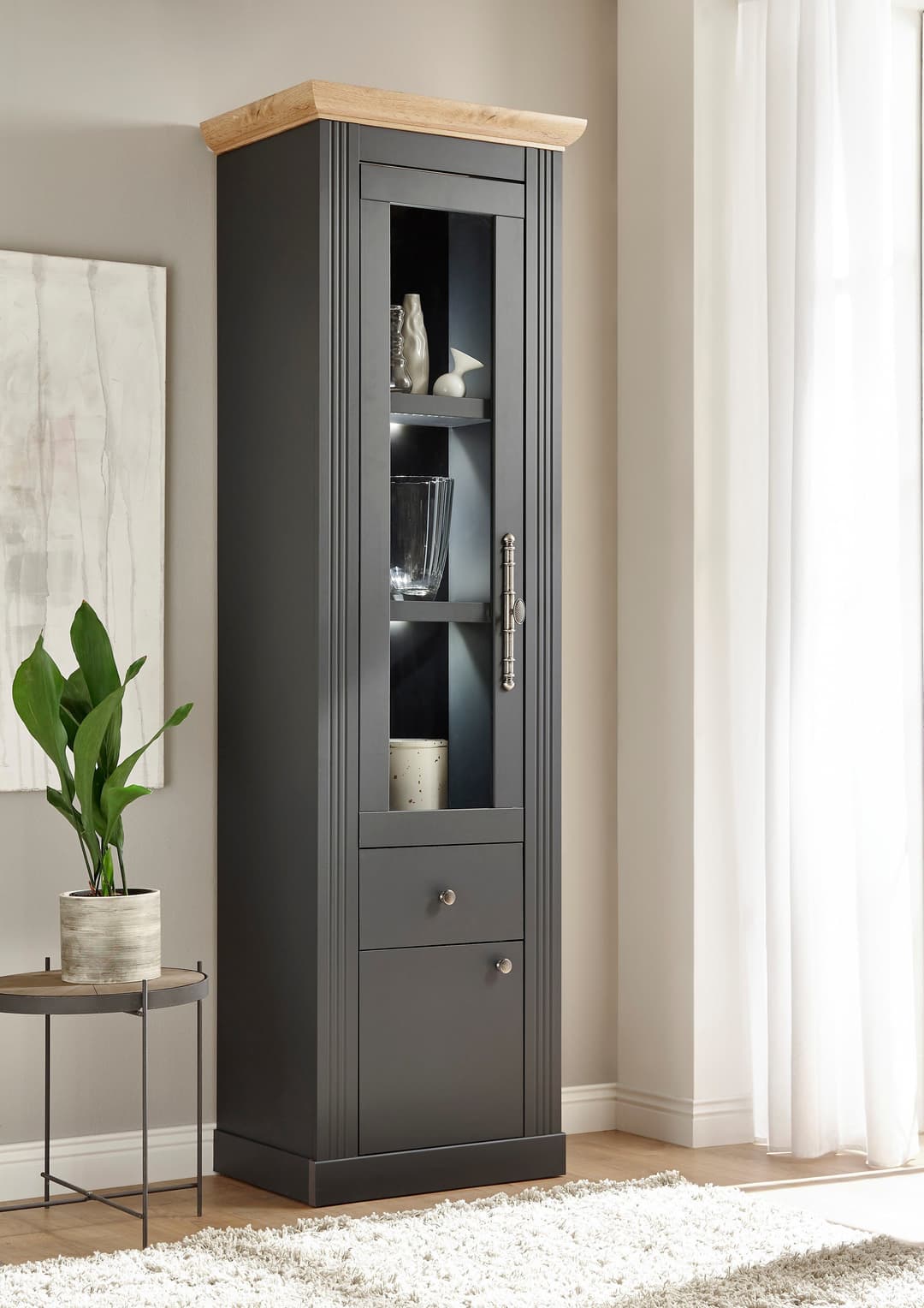 Vitrine Westminster | Grau