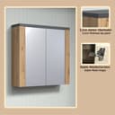 welltime Spiegelschrank Ambres | Holztöne 3