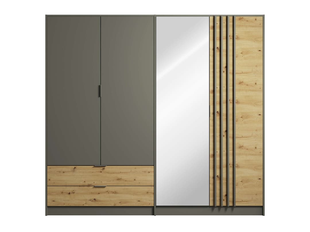 Home affaire Kleiderschrank Loreto | Grau