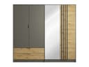 Home affaire Kleiderschrank Loreto | Grau 3