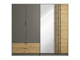 Home affaire Kleiderschrank Loreto | Grau