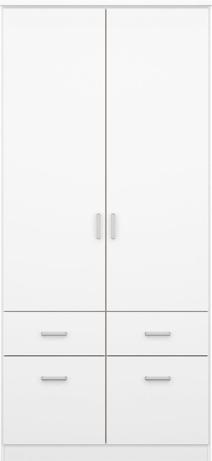 rauch Kleiderschrank BREMEN | Weiß