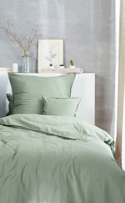 Primera Bettwäsche Stone-Washed | Grün