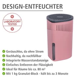 WENKO Luftentfeuchter Drop | Rosa