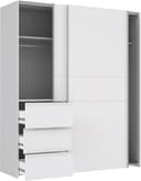 FORTE Winn Schwebetürenschrank | Weiß 2