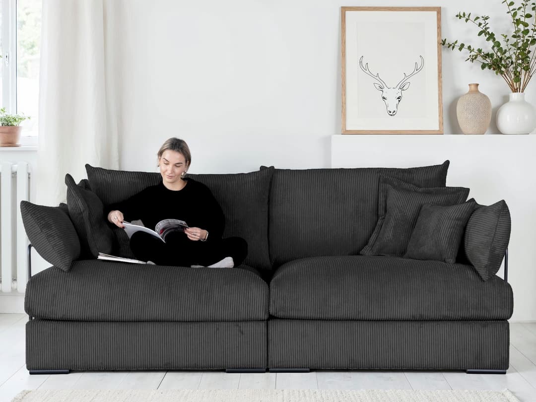 Home affaire Big-Sofa Casa XXL | Grau